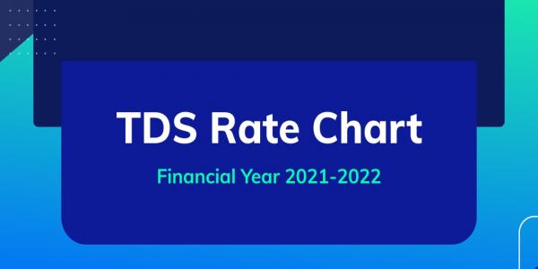 TDS rates on salary, interest and other incomes for FY 2021-22